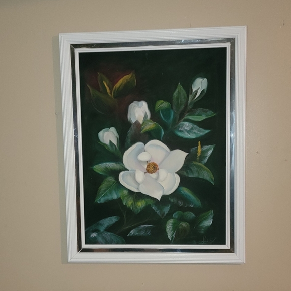 BEAUTIFUL VINTAGE OIL ON CANVAS PAINTING SIGNED BY LISETTE - Picture 11 of 11